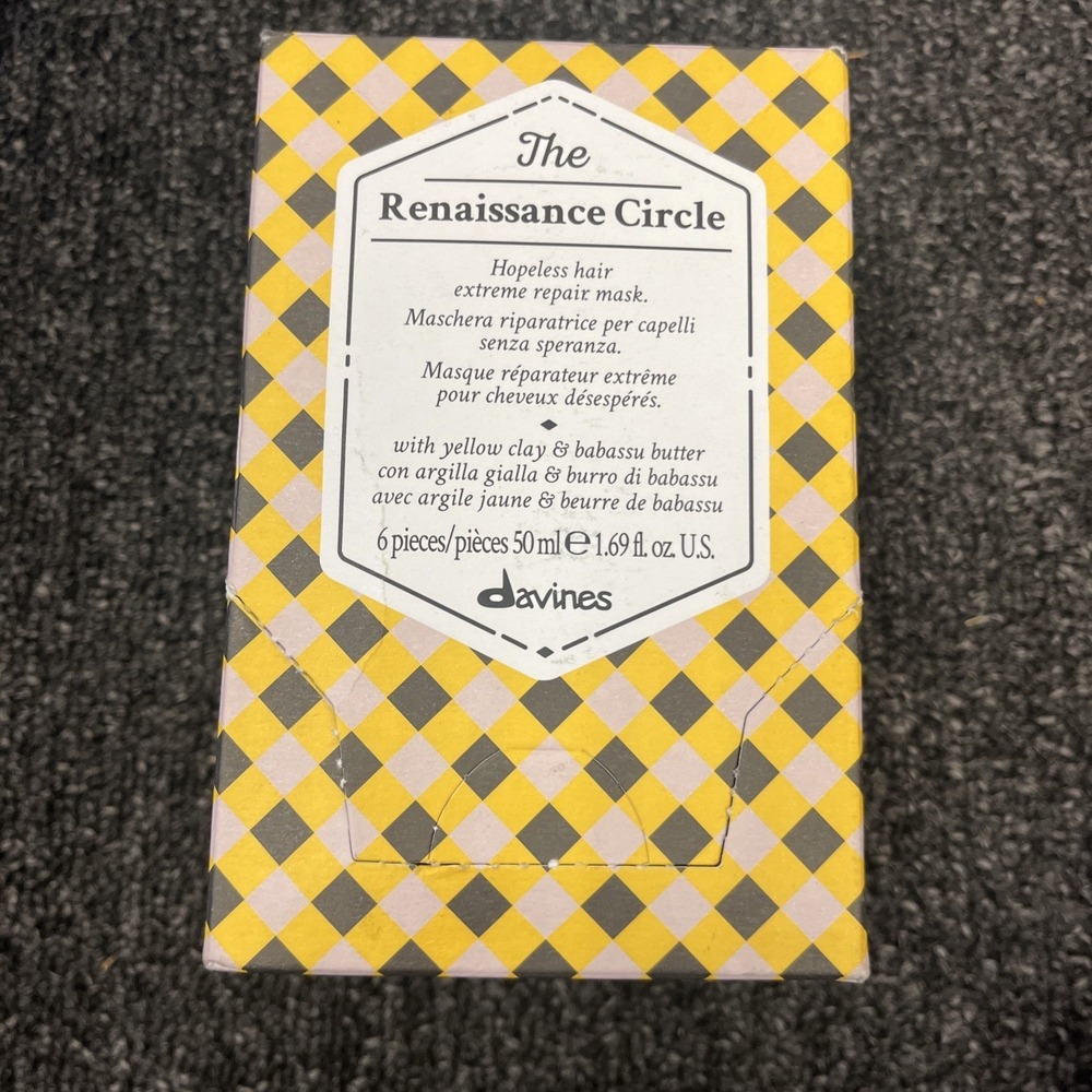 Davines The Renaissance Circle Extreme Repair Hair Mask 50 ml 1.69fl Oz Lot of 6